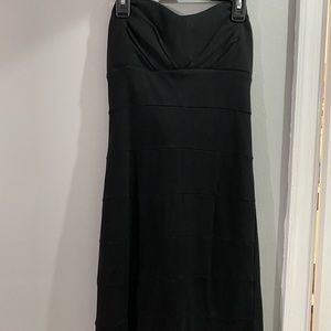 Strapless Black Bodycon Dress